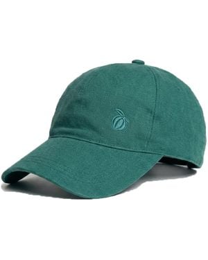 Maison Tangerine Linen Baseball Hat Basil - Green