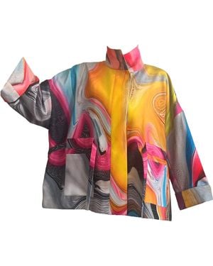 Maxjenny Square Boxy Jacket - Multicolour