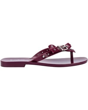 Melissa Harmonic Squared Flat Thong - Purple