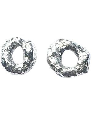 Oolo London Rugged Charcoal Cast Front Hoop - Metallic