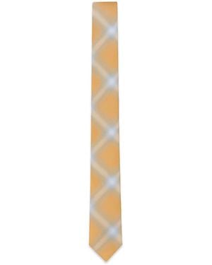 Éclectique Ombre Plaid Tie - Metallic