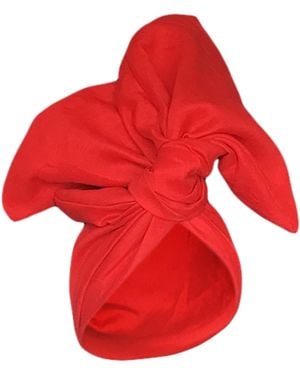 Romer Millinery Twisturban Turban - Red