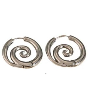Recreation Jewels Tilly's Swirl Earrings - Metallic