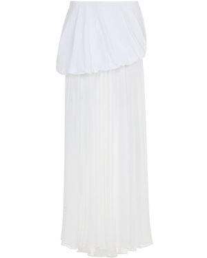 Herfetch Moon Midi Skirt - White