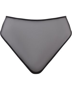 Hedonista Lingerie High-Waist Thong - Grey