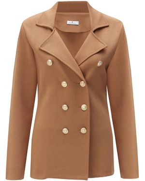 Peraluna Katherine Standard Cut Knit Blazer - Brown