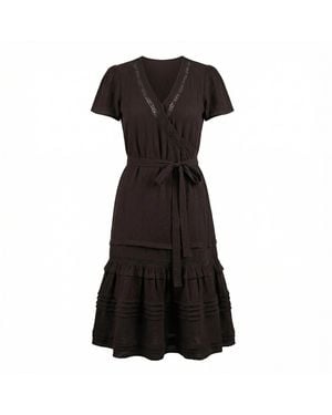 Nooki Design Bailey Maxi Wrap Dress - Black