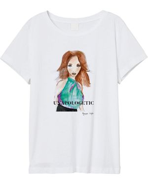 Monique Singh Unapologetic T-Shirt Nicole - White