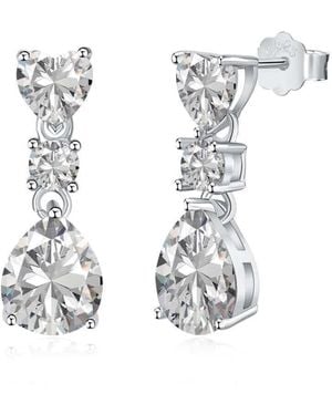 Viviana Halil The Coco Premium Zirconia Earrings - White