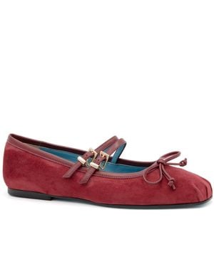 Valentina Rangoni Brigitte Fashion Flat - Red