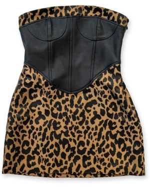 Circular Path Donna Strapless Dress - Black