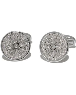 Classicharms Constantine Regal Round Cufflinks - Grey