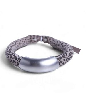 Svetlana Vukov Leopard Curve Necklace - Metallic
