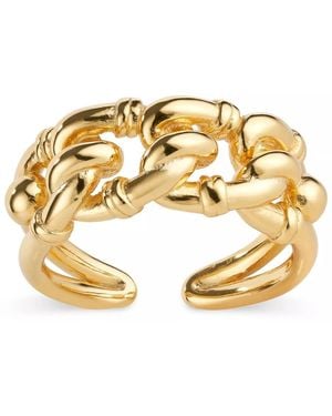 Elk & Bloom Thick Chain Link Ring - Metallic