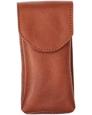 VIDA VIDA Handmade Soft Leather Glasses Sunglasses Case - Brown