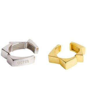 Gutta Design Rung Ear Cuff - Metallic