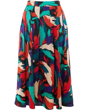 Louche Lizea Hofmann Print Midi Skirt - White