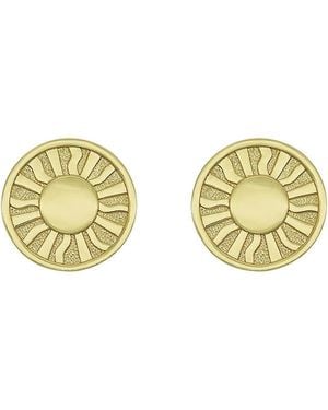 Aurozia Tarot The Sun Stud Earrings - Metallic