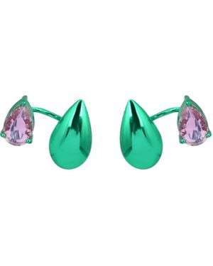 Lavani Jewels Kusanagi Drop Earrings - Blue