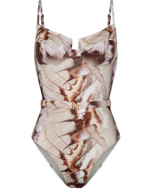 Neoblu Neutrals Arena One Piece Print Cafe - Brown