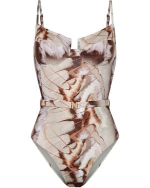 Neoblu Neutrals Arena One Piece Print Cafe - Brown