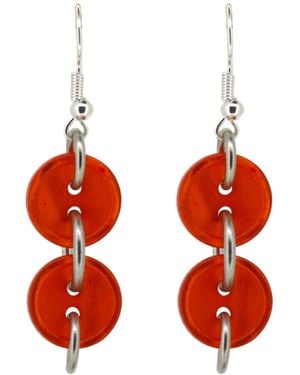 Vickisarge Button Earrings - Black