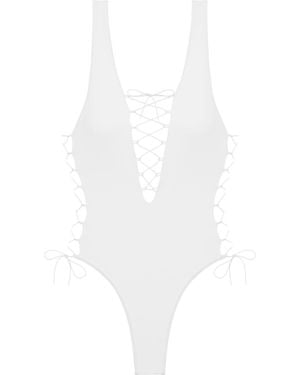 Perilla Lingerie Pepper One Piece - White