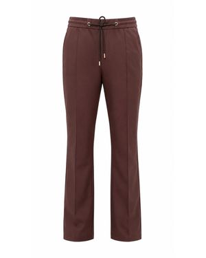 DAVID WEJ Ashford Relaxed Loose Fit Drawstring Trouser - Brown