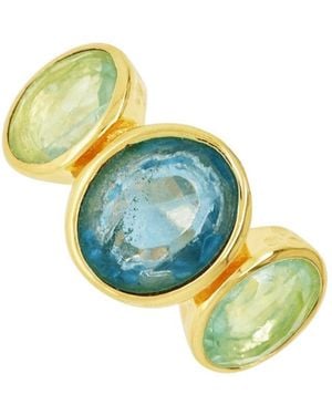 GEM BAZAAR Riviera Ring - Blue