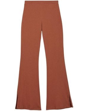 Dāl the Label Wool Blend Knit Pants - Brown