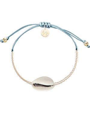 Adriana Pappas Designs Mini Natural Shell Chain Bracelet - White