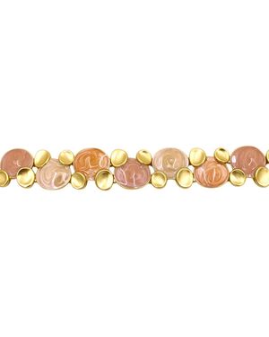 1610Istanbul Byzantine Enamel Pastel Bracelet - Metallic