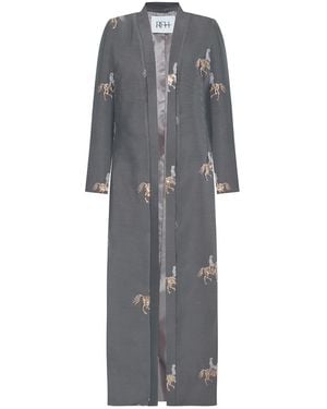 Roqaia Fashion House Horse Jacket - Grey