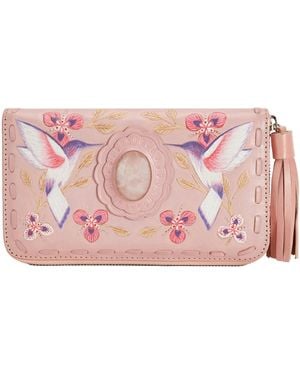 Jodi Lee Monterey Hummingbird Wallet Blush - Pink