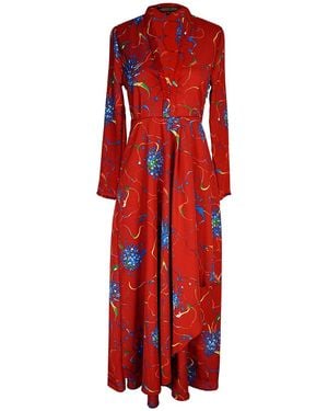 Jennafer Grace Coppertop Minaret Dress - Red