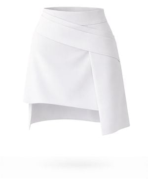 Lumina Eligma The Refined Curve Skirt - White