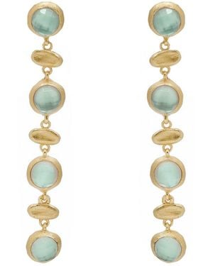 Marcia Moran Fila Earrings - Metallic