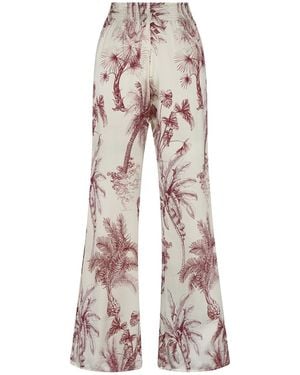 Aguaclara Provence Silk Pants - Multicolor
