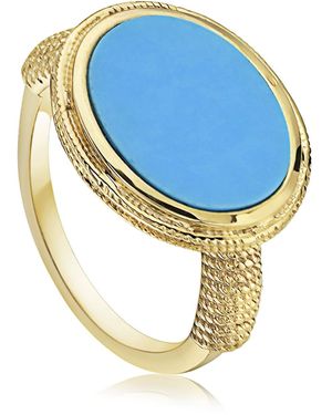 Preeti Sandhu Ara Woven Ring - Blue