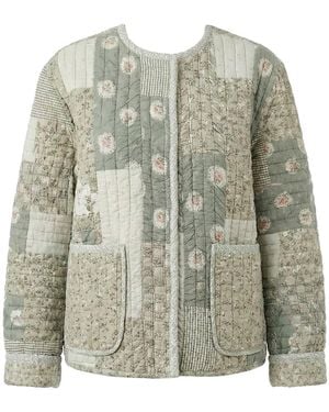The Well Worn Chloe Jacket – Reversible Vintage Quilt Jacket - Green
