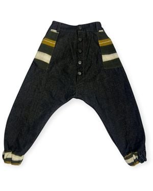 Zasta Studio Denim Wearable Article Harem Pant B - Black