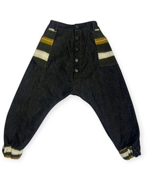 Zasta Studio Denim Wearable Article Harem Pant B - Black