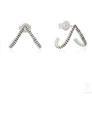 The Jewelz Lunar Glint Earrings - Metallic