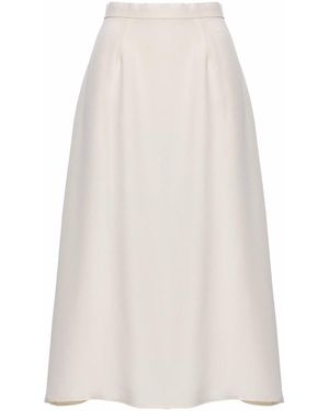 Eternoir Alba Midi Skirt - White