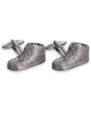 Gresham Blake Hightop Trainer Cufflinks - Grey
