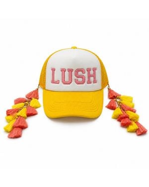 Julia Clancey Lush Chacha Trucker Cap - Yellow