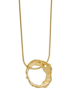 Janus Edinburgh Vermeil Findhorn Circle Necklace - Metallic