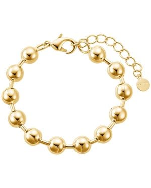 Nazzar Super Puff Beaded Bracelet - Metallic