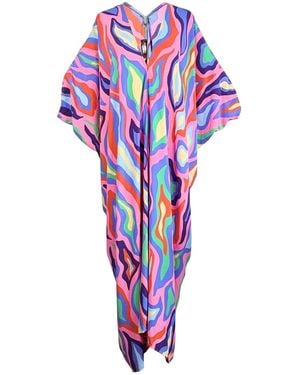 Jennafer Grace Vyka Groove Caftan - Red