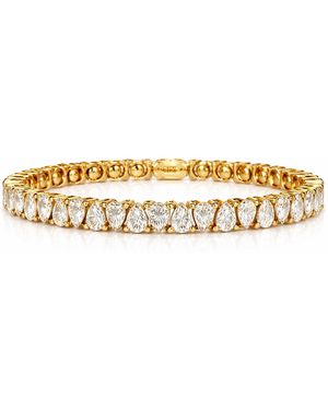 Maison De Gala Pear-Cut Tennis Bracelet - Metallic